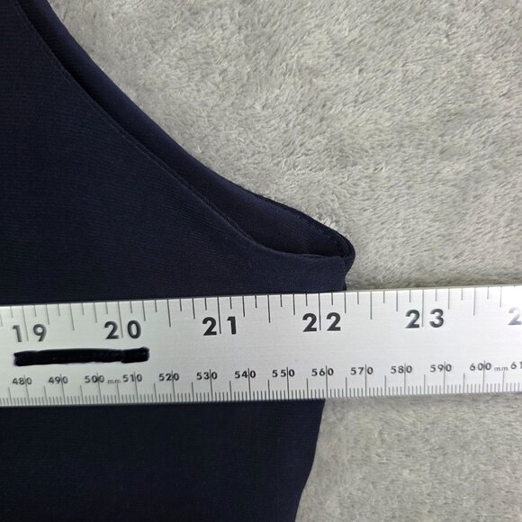 Womens Lane Bryant Sleeveless Navy Blue Dress Polyester Spandex Blend Size 18/20 - Picture 7 of 9